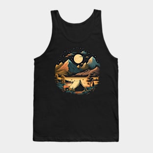 Camping Under The Stars Outdoor Tank Top